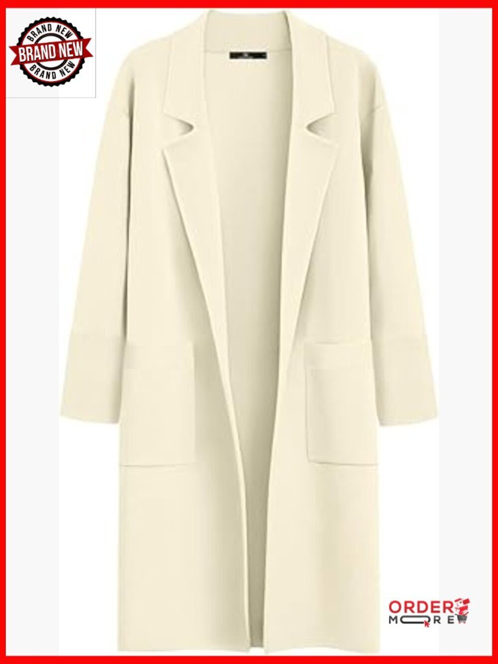 Long Dressy Cardigan Sweater Shawl Collar Oversized Cozy Jacket